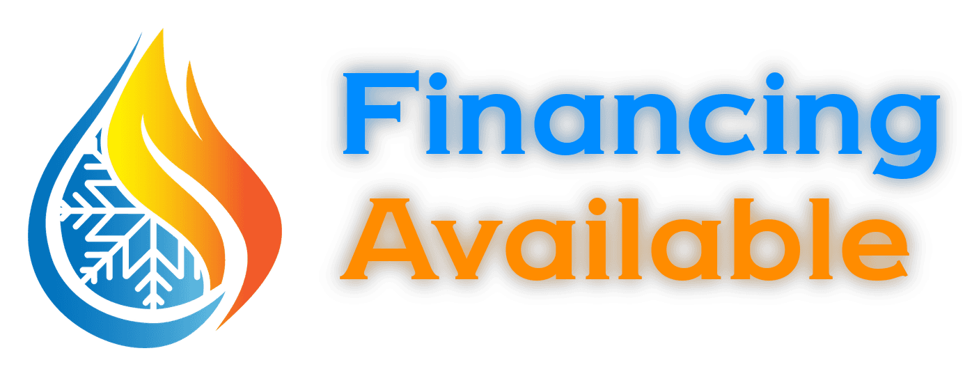 Customer reviewing HVAC financing options