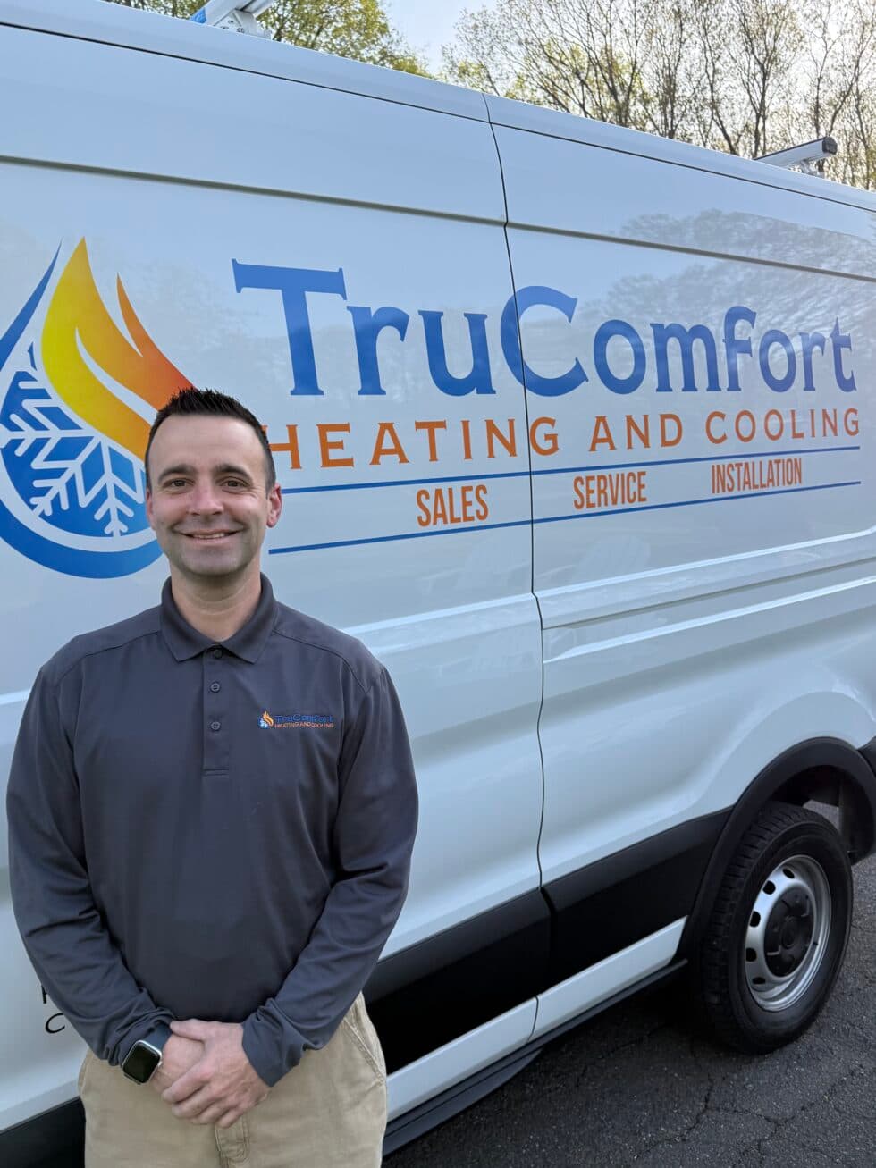 TruComfort technician ready for furnace repair service